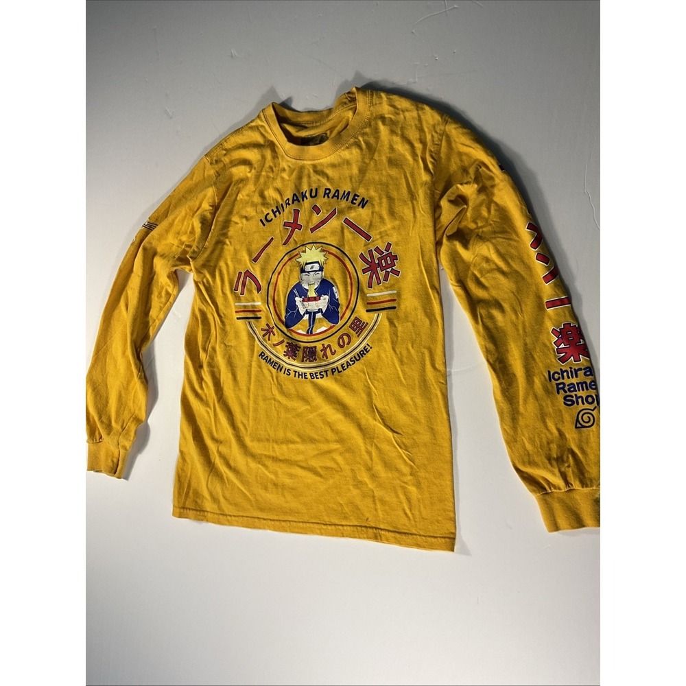 Vintage Naruto 2002 Shippuden Ichiraku Ramen Anime Manga Long Sleeve Size S